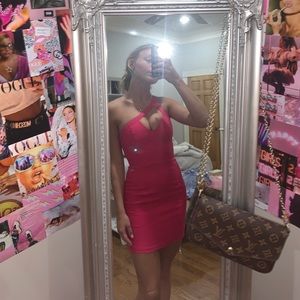 NBD X NAVEN twins pink dress!